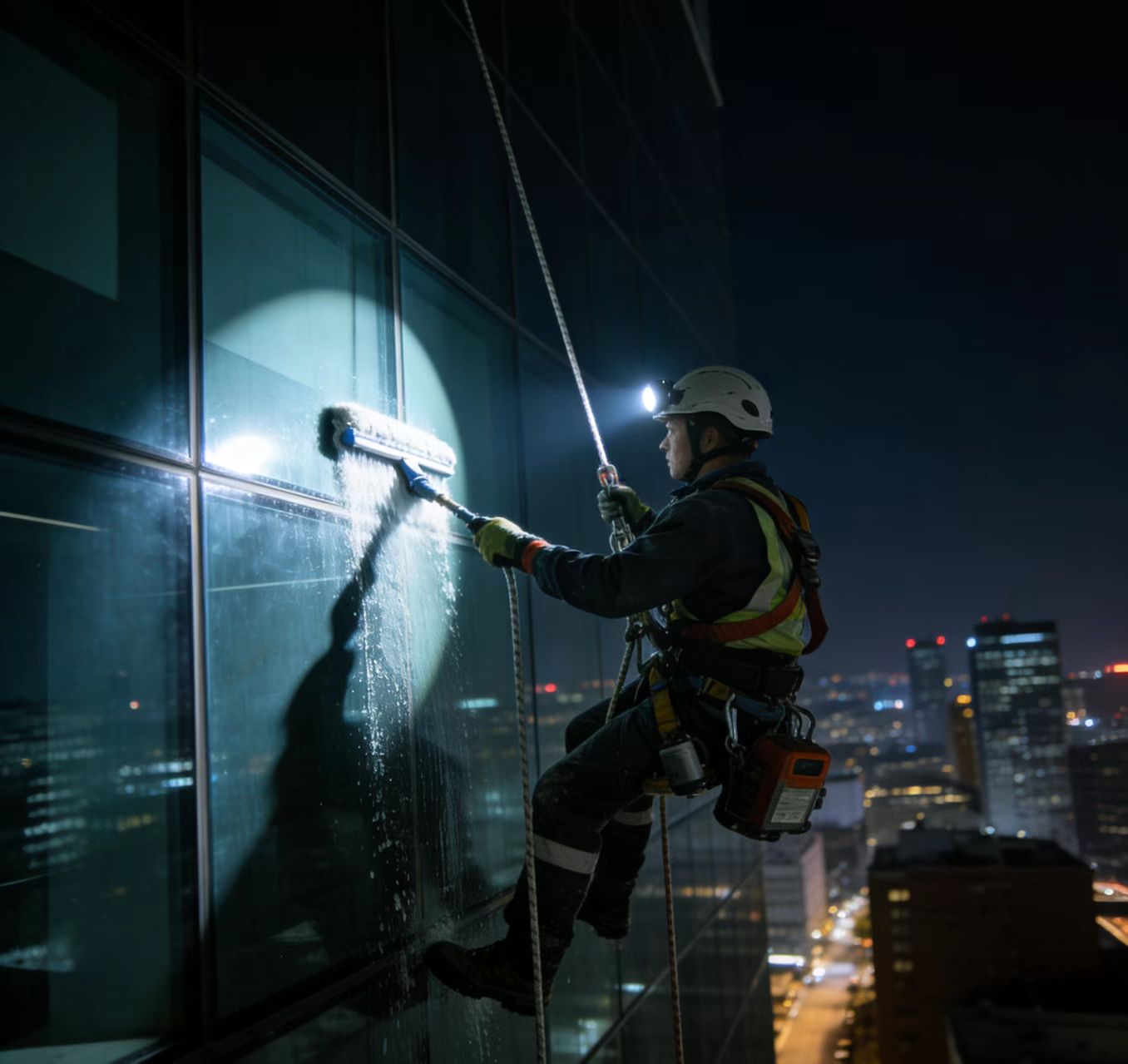 蒼山蜘蛛人高空作業(yè)高空清洗齊全