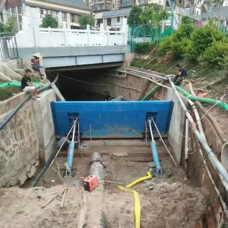 江蘇省淮安清河區(qū)鋼壩閘門控制多樣