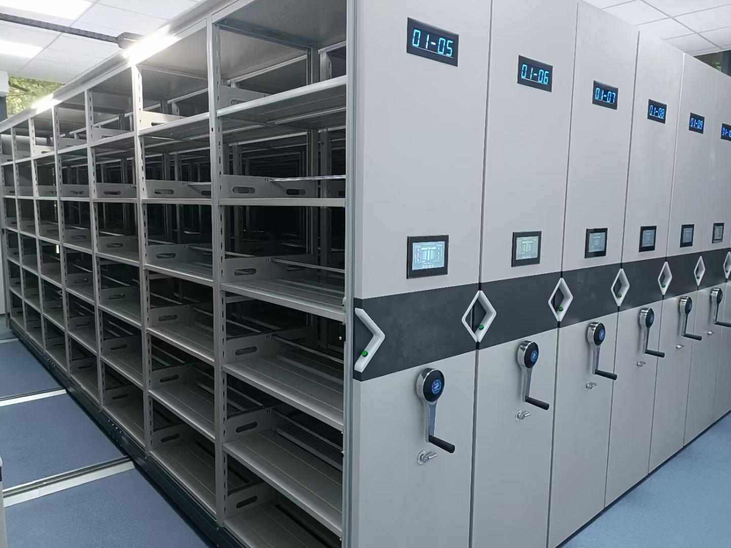 安福密集架 密集柜rfid檔案密集架層層質(zhì)檢